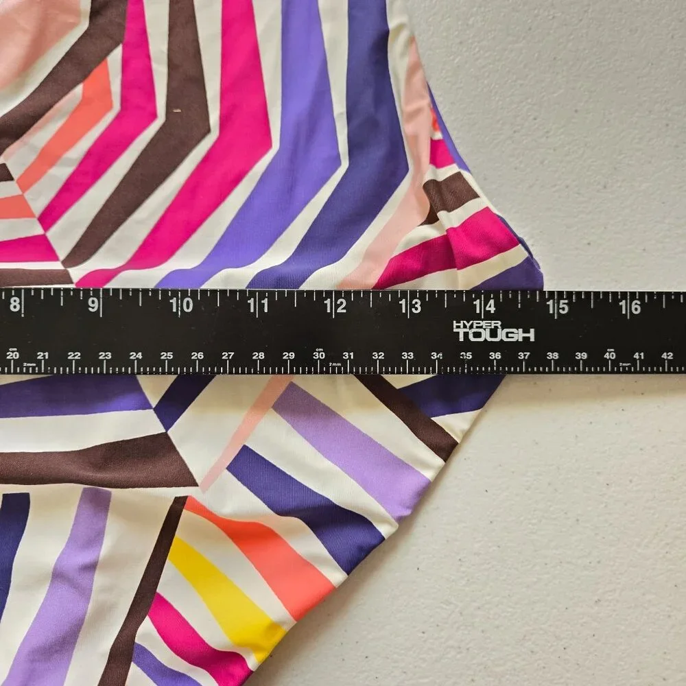 Kate Spade Geobrella One‎ Piece Swimsuit Womens Small Geometric Colorful Mod